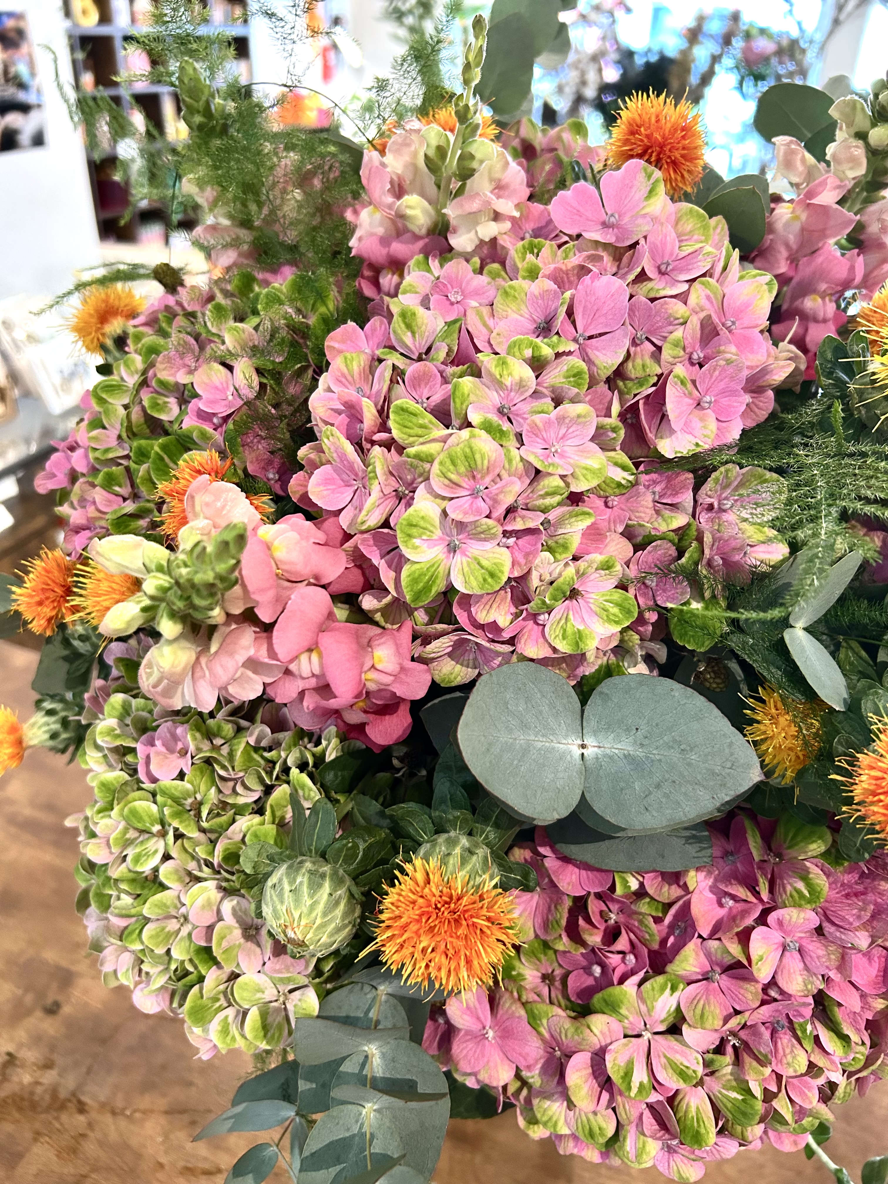 BOUQUET HORTENSIAS